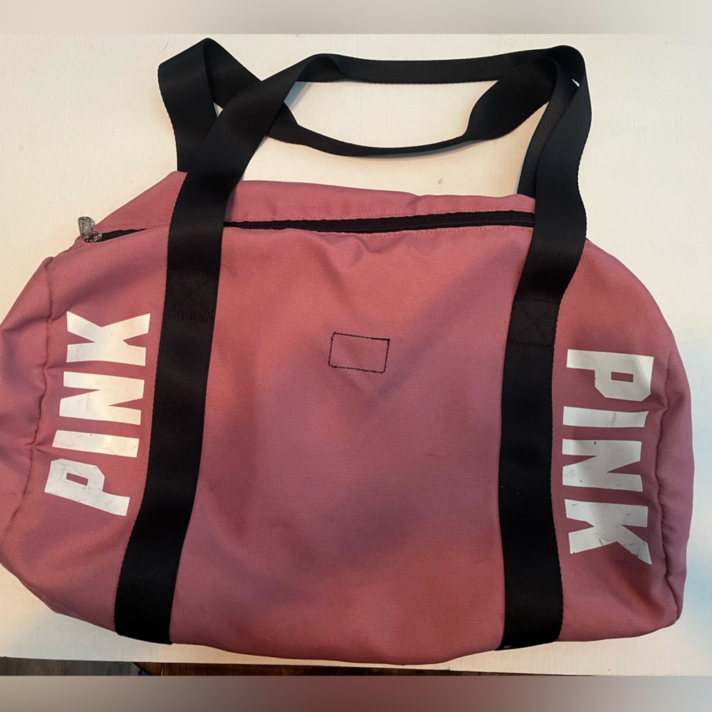 Pink Duffle Bag.